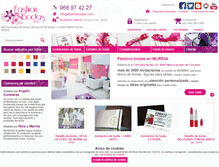 Tablet Screenshot of fashionbodas.com